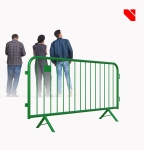 BARIERKA TYMCZASOWA 2,3 m - MALOWANA | OGRODZENIE TYMCZASOWE 