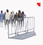 BARIERKA PRZECIWTŁUMOWA CIĘŻKA (POLICYJNA) | OGRODZENIE TYMCZASOWE