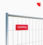 TABLICZKA Z LOGO (196 x 80 mm) | AKCESORIA - OGRODZENIE TYMCZASOWE