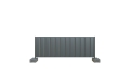 Veberbau ogrodzenia tymczasowe budowlane panel pełny niski Hard_Low_01.png