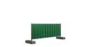 Veberbau ogrodzenia tymczasowe budowlane panel pełny niski Hard_Low_Green_02.png
