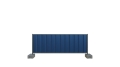 Veberbau ogrodzenia tymczasowe budowlane panel pełny niski Hard_Low_Blue_01.png