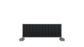Veberbau ogrodzenia tymczasowe budowlane panel pełny niski Hard_Low_Black_01.png