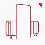 PRZEJŚCIOWA BARIERKA TYMCZASOWA 2,2 m - TYP OWALNY | OGRODZENIE TYMCZASOWE