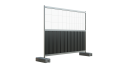 Veberbau ogrodzenia tymczasowe budowlane panel półpełny Hard_Half__Black_02.png