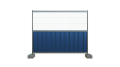 Veberbau ogrodzenia tymczasowe budowlane panel półpełny Hard_Half__Blue_01.png