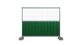 Veberbau ogrodzenia tymczasowe budowlane panel półpełny Hard_Half__Green_01.png