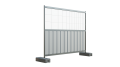 Veberbau ogrodzenia tymczasowe budowlane panel półpełny Hard_Half__White_02.png